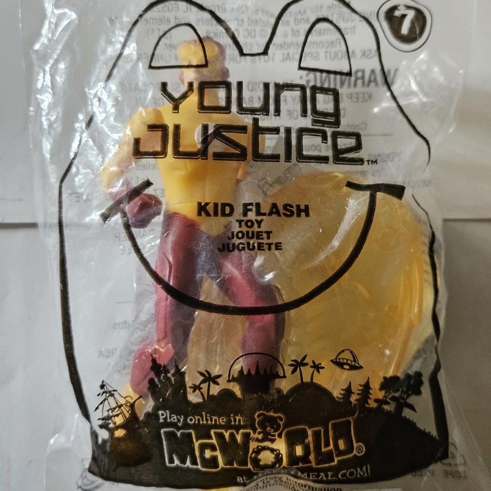 2011 McDonalds Young Justice Kid Flash 7 New in Package